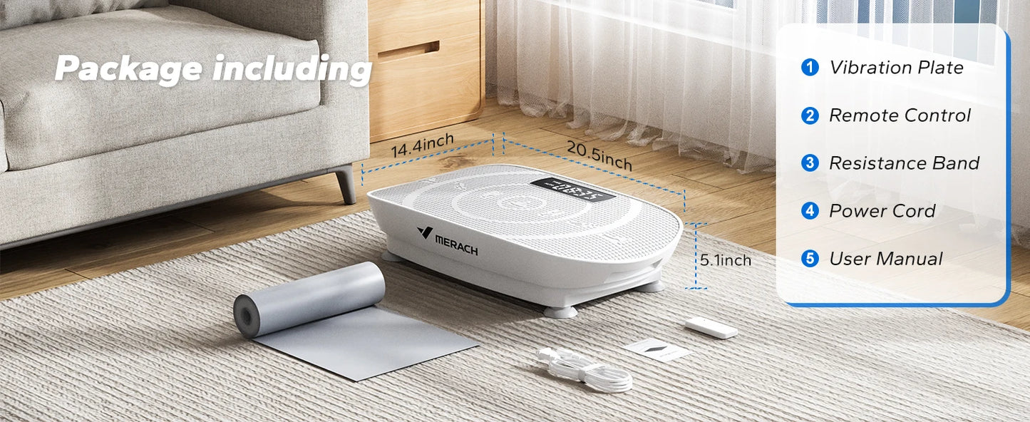 MERACH Vibration Plate Exercise Machine