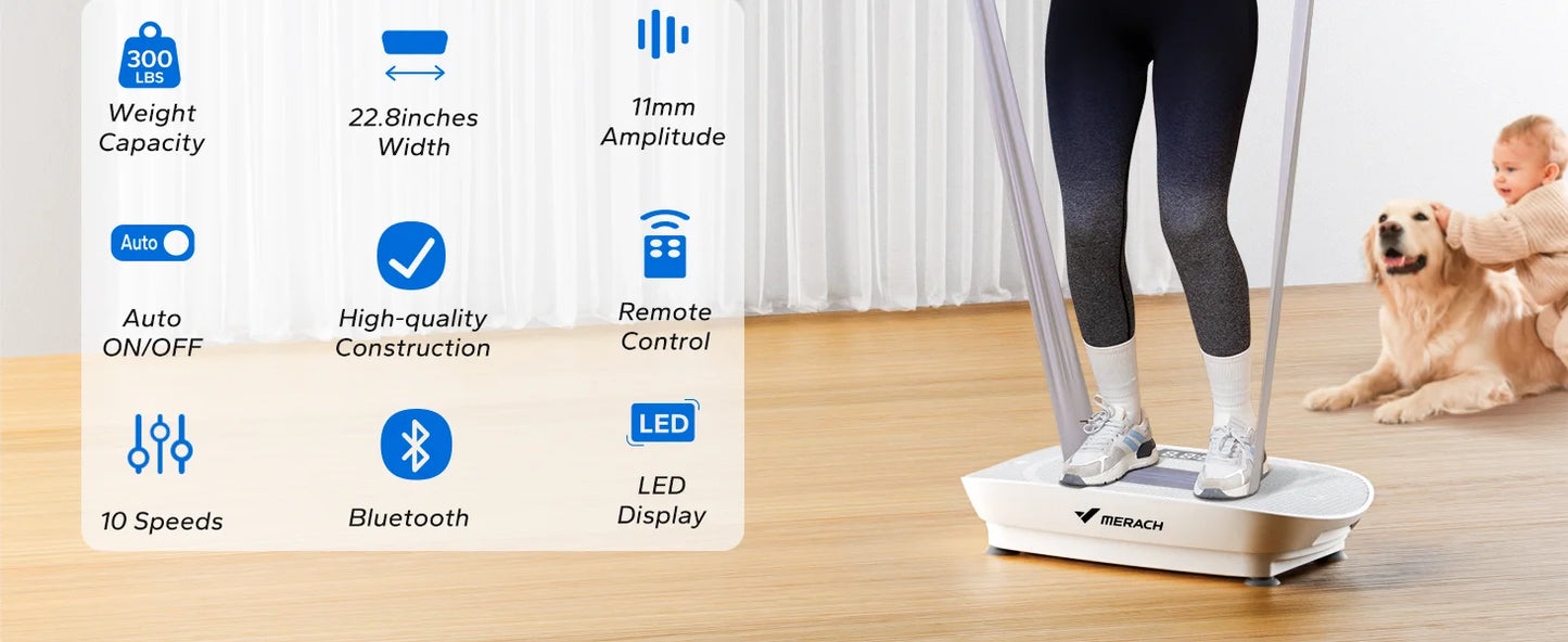 MERACH Vibration Plate Exercise Machine