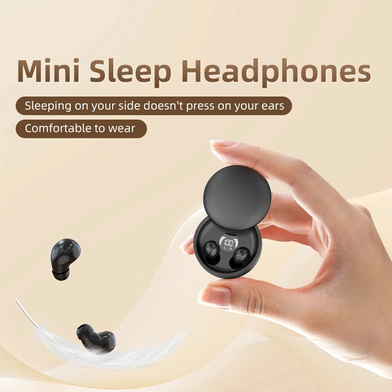 Wireless Earphones Small Earbuds Sleeping Sport Invisible Headphones