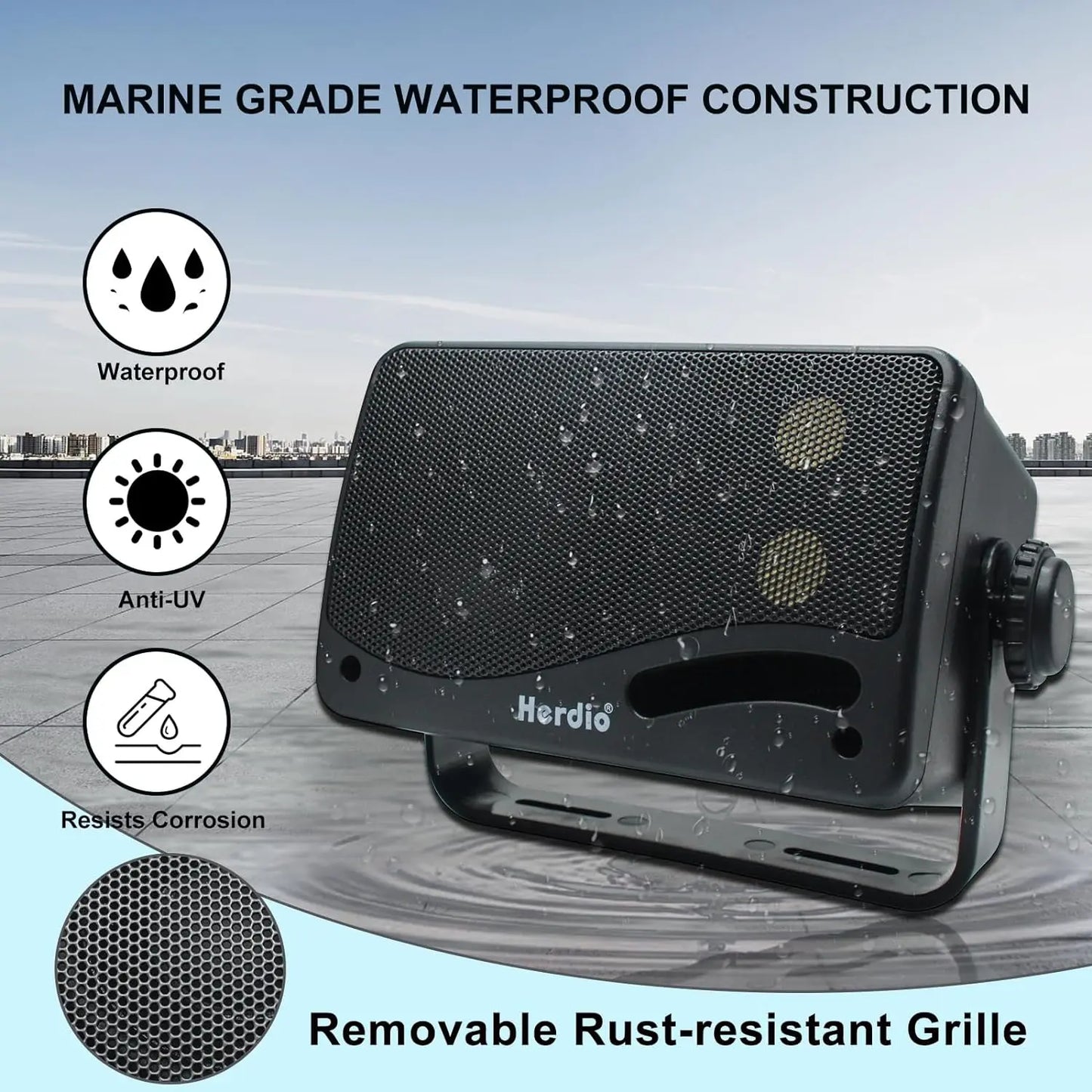 Passive Outdoor Speakers Wired Waterproof 200W